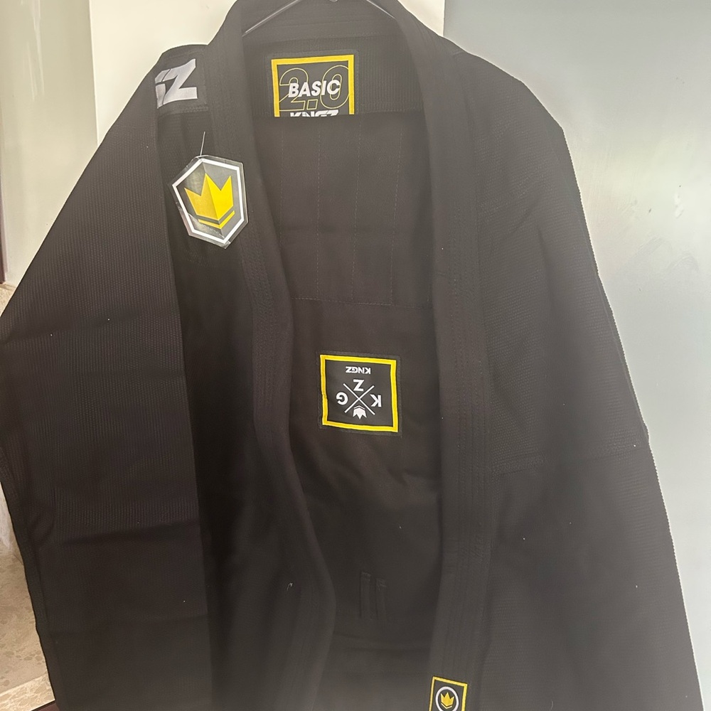 Kingz Basic 2.0 Black A2H Jiu Jitsu Kimono Gi i
